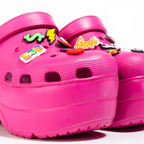 Women’s Leopard Print Wedge Mule Clogs with Ankle Strap