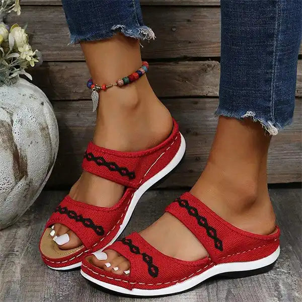 2025 Orthopedic Cross Sandals with Arch Support for Diabetic Walkers