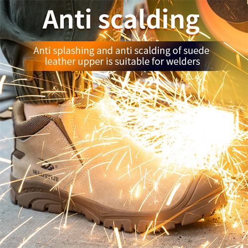6KV Insulated Slip-On Steel Toe Safety Shoes for Welders – Puncture-Resistant Work Boots