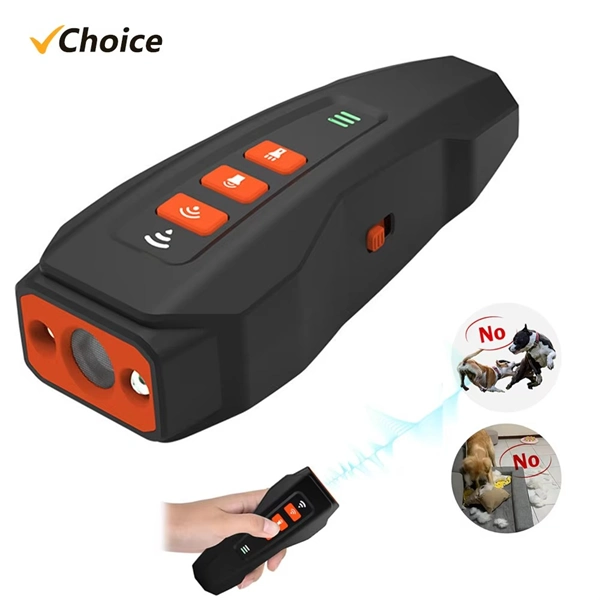 Portable Ultrasonic Bark Control Trainer with Rechargeable Battery Dog Repellent Device