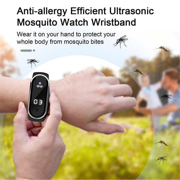 Smart Ultrasonic Mosquito Repellent Bracelet
