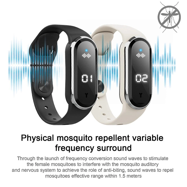 Smart Ultrasonic Mosquito Repellent Bracelet