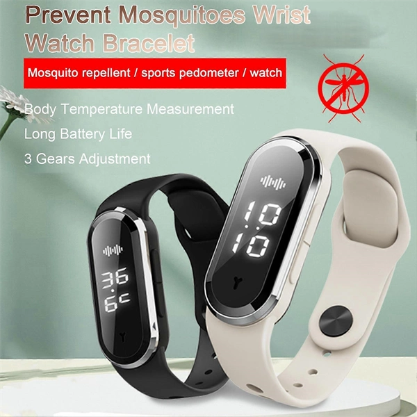 Smart Ultrasonic Mosquito Repellent Bracelet