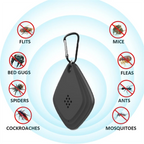 Ultrasonic Mosquito Repeller Mice Repellent – Safe, Portable Electronic Pest Control for Kids & Pets, Ideal for Camping, Hiking, Kitchen, and Summer Use
