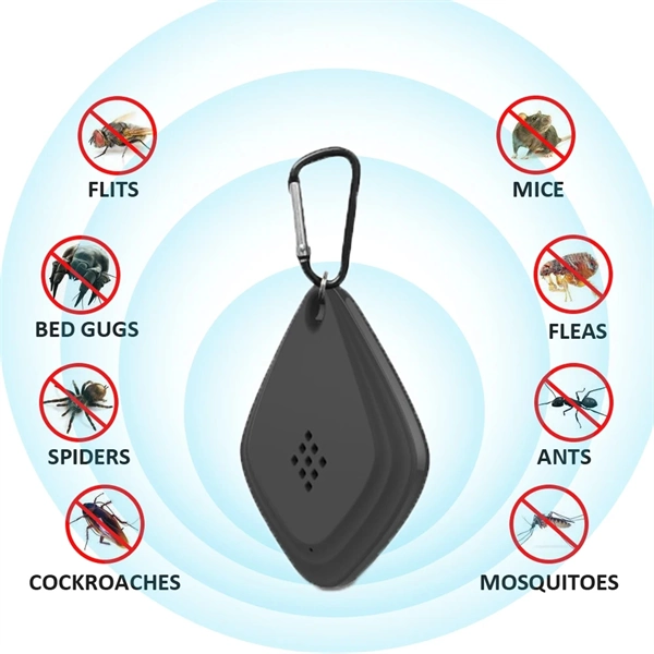 Ultrasonic Mosquito Repeller Mice Repellent – Safe, Portable Electronic Pest Control for Kids & Pets, Ideal for Camping, Hiking, Kitchen, and Summer Use
