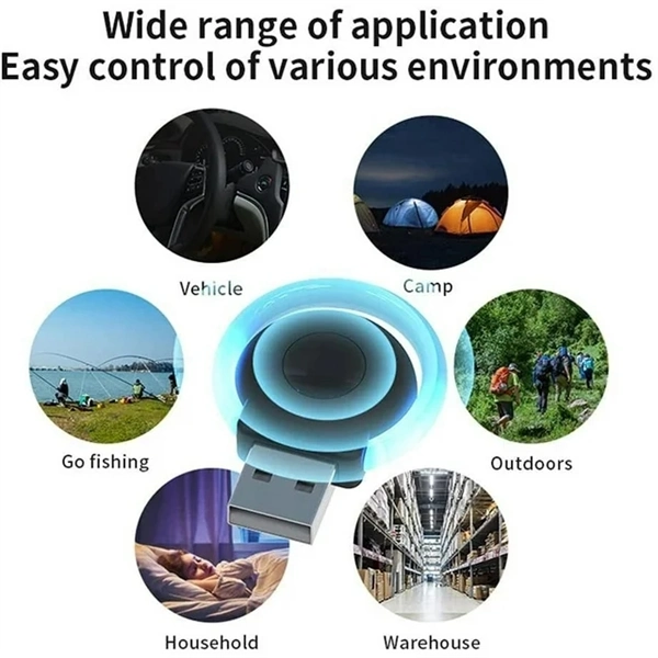 Ultrasonic Pest Repeller Car Indoor USB Repellent Pest Control for Bugs Mice Insects Spiders Mosquitoes